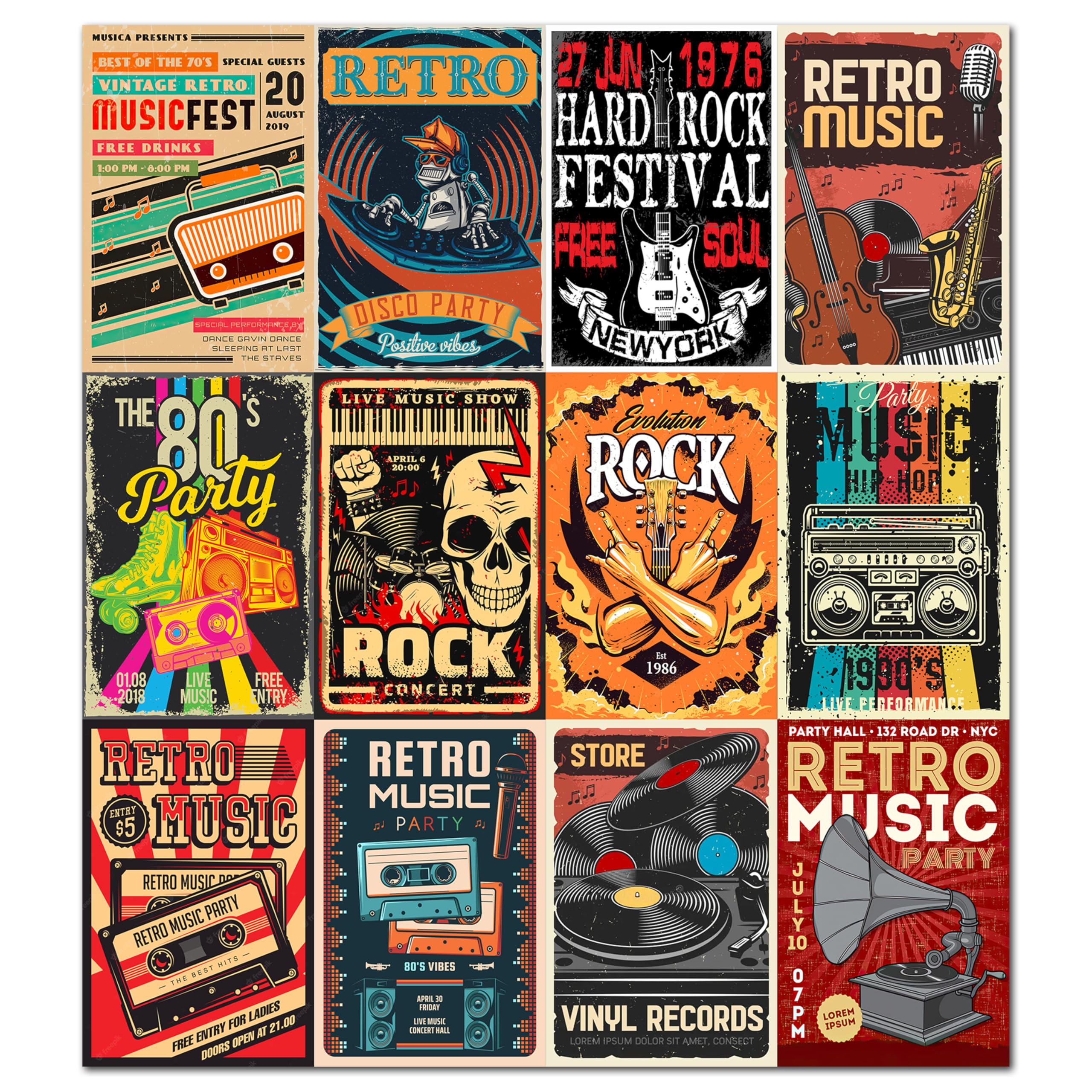 Mua HK Studio ビンテージミュージックポスターアルバムカバー 8インチ